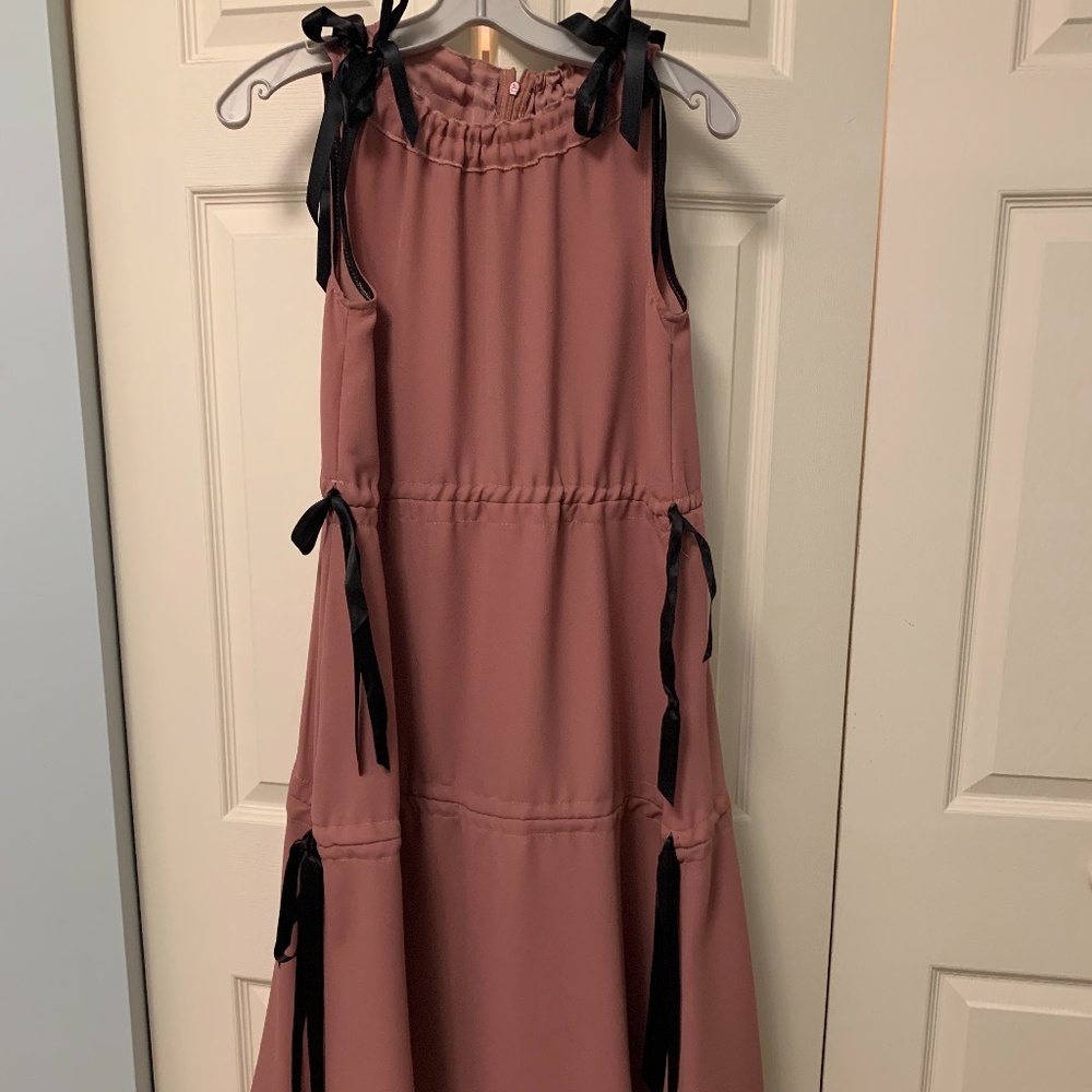 Pink Dress with bows